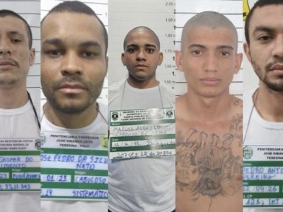 Cinco detentos escapam de penitenciária durante banho de sol no Piauí