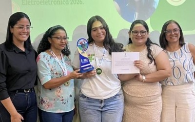 Estudante do Maranhense conquista medalha de ouro com projeto inovador para monitoramento da água
