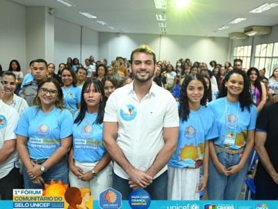 1º Fórum Comunitário do Selo Unicef debate políticas públicas para crianças e adolescentes em Caxias