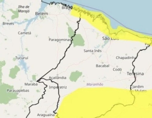 Alerta Meteorológico Coloca Áreas do Maranhão em Atenção para Possíveis Mudanças no Tempo