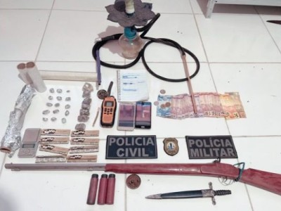 Operação policial fecha ponto de vendas de drogas em Vitória do Mearim