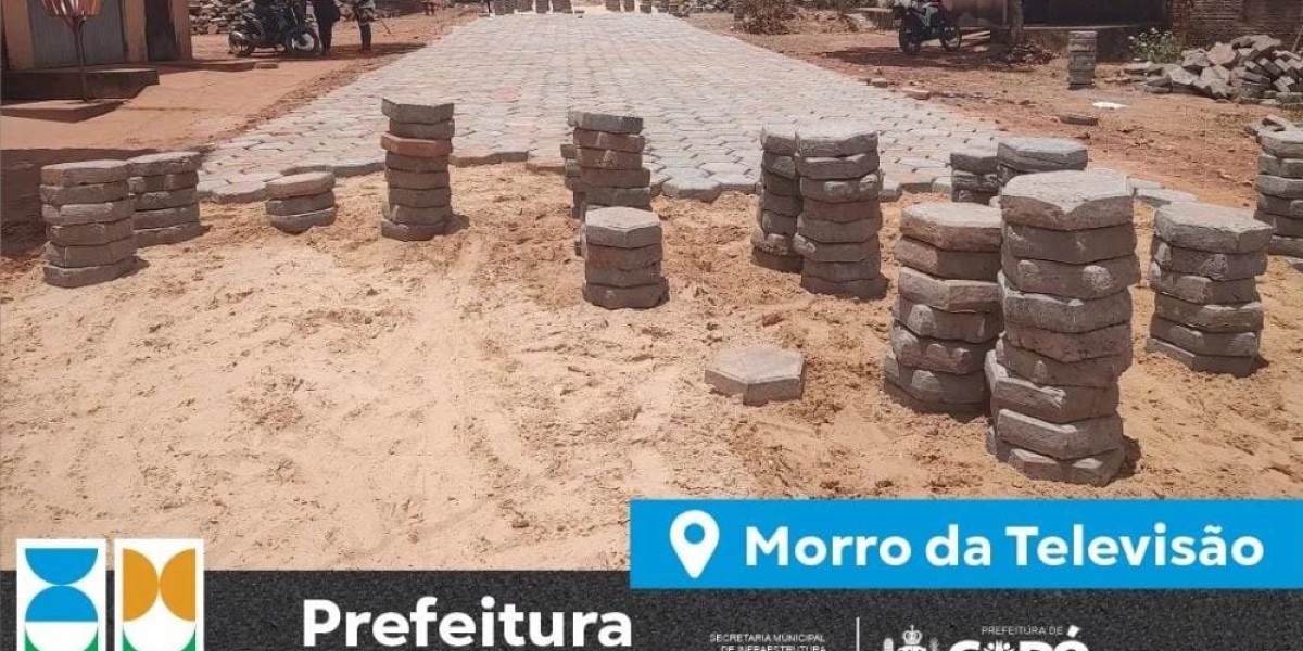 Prefeitura de Codó intensifica serviços de pavimentação em bloquetes no Morro da Televisão