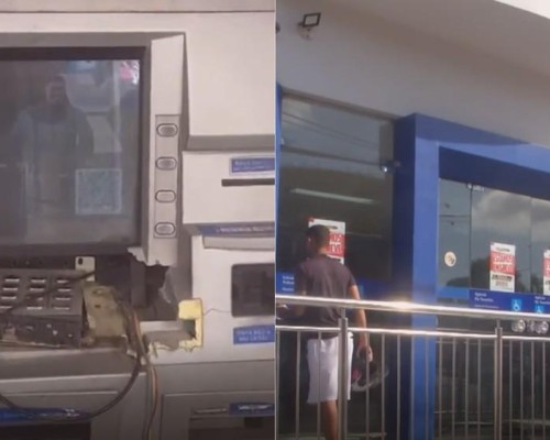 Caixas eletrônicos são alvo de vandalismo e atendimento é afetado em Imperatriz
