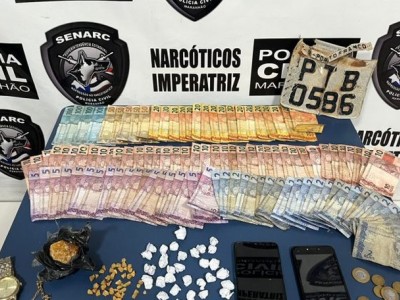 Casal é preso em flagrante com 34 pedras de crack escondidas em forro de residência em Imperatriz