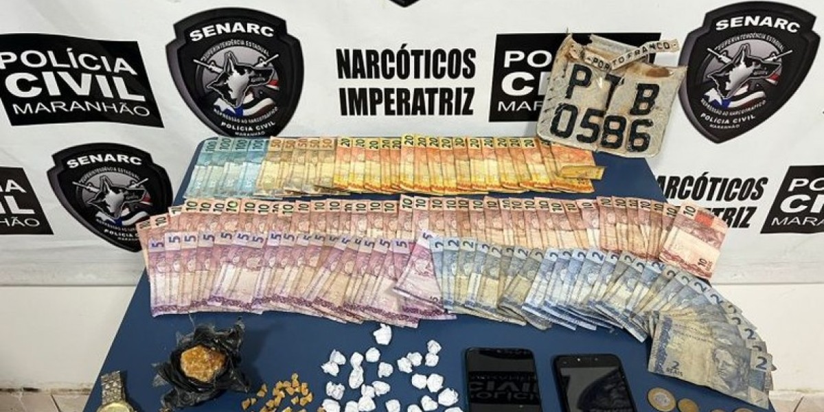 Casal é preso em flagrante com 34 pedras de crack escondidas em forro de residência em Imperatriz