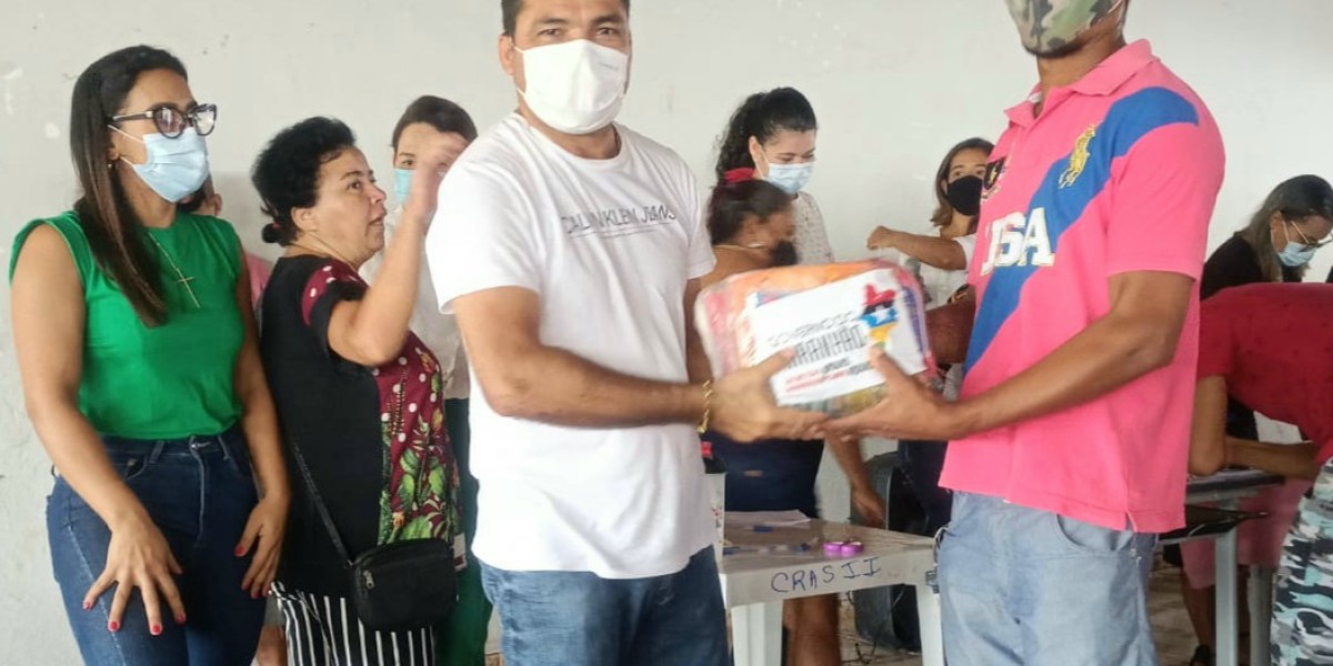Prefeitura de Gonçalves Dias entrega entrega mais de 600 cestas básicas