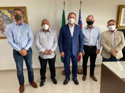 Prefeito Kedson Lima e empresários se reúnem com o vice-governador em São Luís
