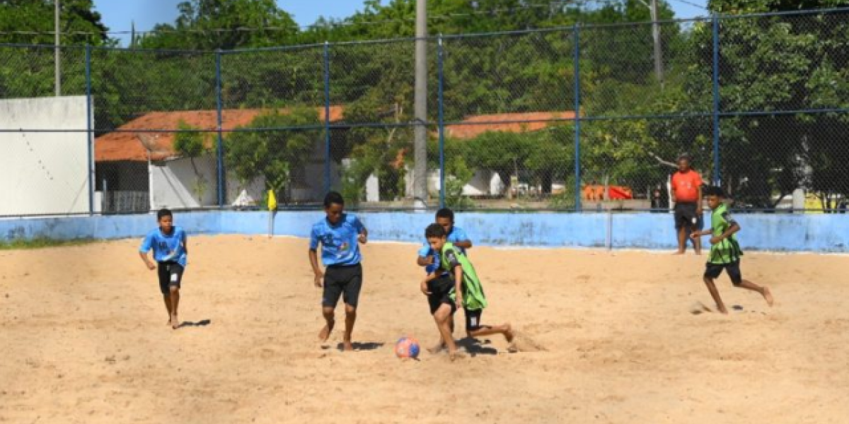 Beach Soccer e Futebol de Campo são destaques nos Jogos Escolares de Caxias