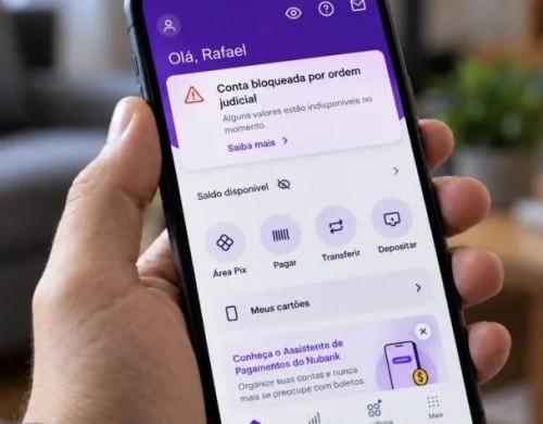 Justiça autoriza Nubank, Itaú, Caixa e BB a bloquear contas de clientes com dívidas
