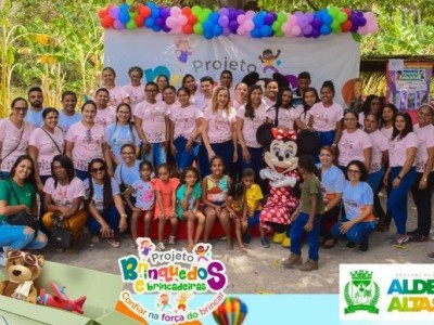 Prefeitura de Aldeias Altas realiza Dia D Brincar com crianças na zona rural do município