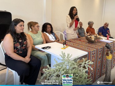 Prefeita Lacerda participa de 2ª conferência sobre igualdade e democracia: reparação e justiça racial em São João do Sóter