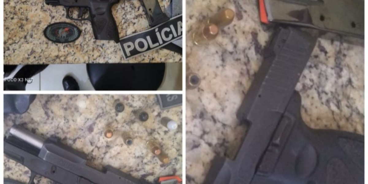 Guarnição do 2° Batalhão de Polícia Militar apreende arma de fogo na cidade de Caxias