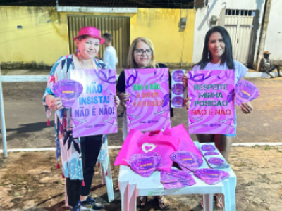 Secretaria Municipal das Mulheres presente no Carnaval Feliz Cidade com a campanha Não é Não!