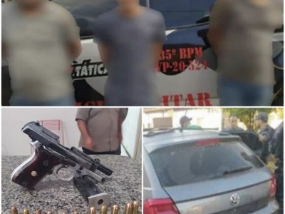 Quadrilha é presa após sequestrar família do gerente do Bradesco em São João dos Patos