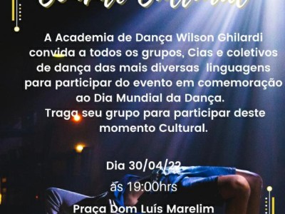 Dia Mundial da Dança será comemorado em Caxias