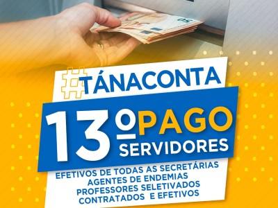 Prefeitura de Codó realiza pagamento do 13° salário para professores e servidores públicos