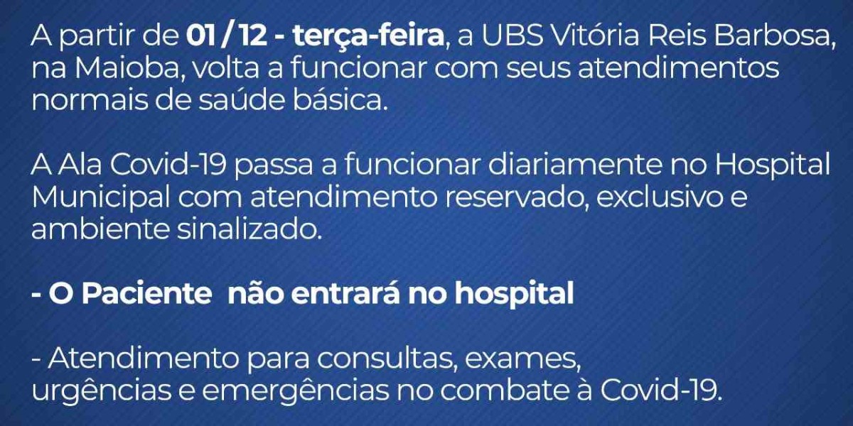 Prefeitura Municipal de Gonçalves Dias emite nota sobre volta de atendimentos em UBS