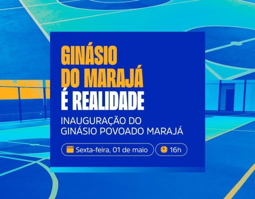Ginásio do Marajá será inaugurado e reforça investimento do prefeito Nonatinho no esporte em Matões