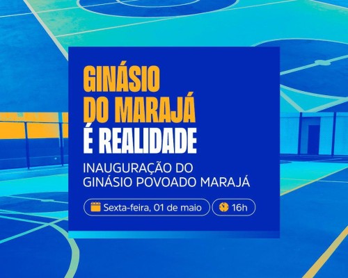 Ginásio do Marajá será inaugurado e reforça investimento do prefeito Nonatinho no esporte em Matões