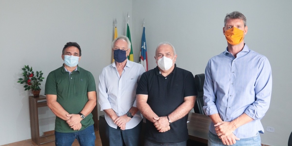 Prefeito de Aldeias Altas, Kedson Lima, se reúne com empresários do Grupo Costa Pinto
