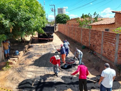 Município de Matões segue investindo na revitalização de ruas e avenidas