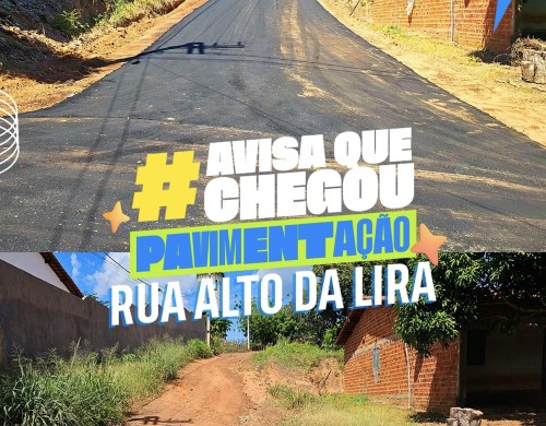 Pavimentação transforma Rua Alto da Lira e melhora mobilidade em Senador Alexandre Costa