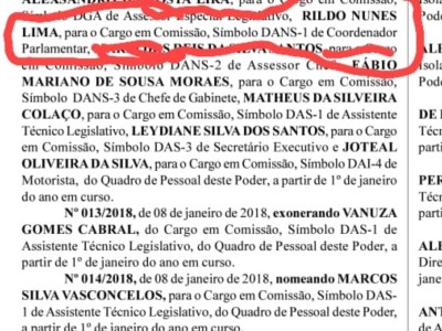 Exclusivo: Deputado Estadual do MA é suspeito de manter funcionário fantasma 