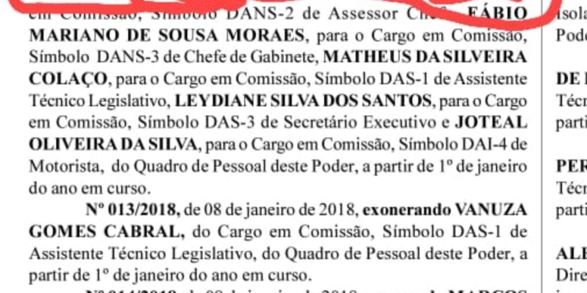 Exclusivo: Deputado Estadual do MA é suspeito de manter funcionário fantasma 
