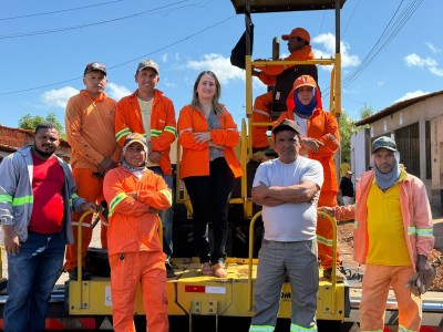 Prefeitura inicia obra de asfaltamento da Avenida Maioba em Gonçalves Dias