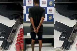 Dois suspeitos de tráfico são presos em investigação que apreendeu armas e munições no MA