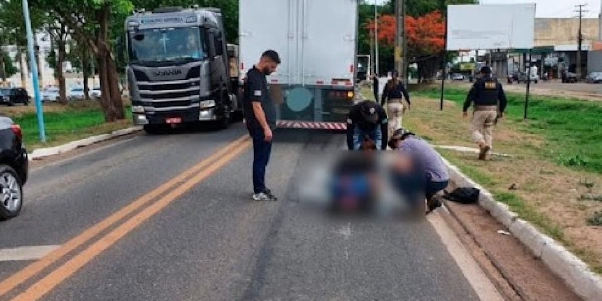 Mãe e filha são atropeladas por carreta em Imperatriz