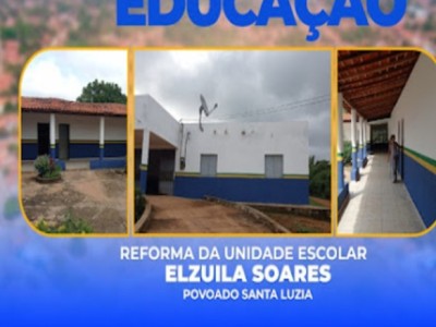 Prefeito Ferdinando Coutinho entrega escola reformada no Povoado Santa Luzia