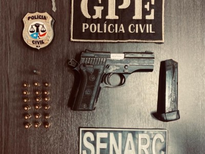 Em Timon, homem é preso em flagrante por posse ilegal de arma de fogo