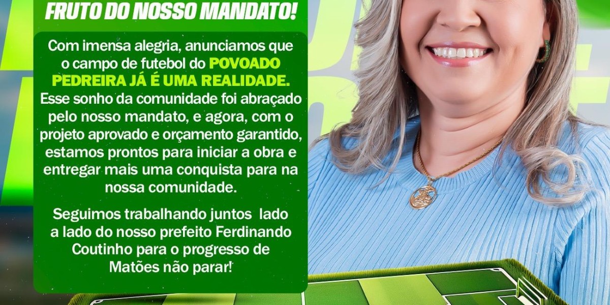 O novo Campo de Futebol no Povoado Pedreira é fruto do mandato  da vereadora Dayany Coutinho
