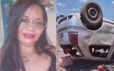 Mulher morre após carro com familiares capotar na MA-034, entre Coelho Neto e Caxias