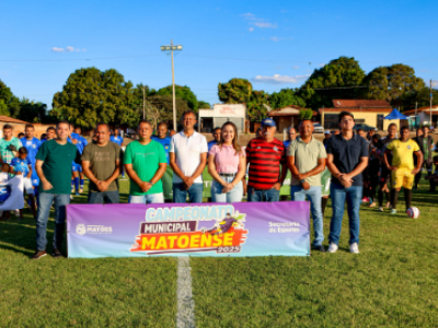 Emoção em campo: Campeonato Matoense 2025 é oficialmente aberto com grande festa do esporte