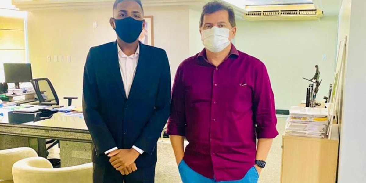 Vini Jansen, se reúne com Secretário de Indústria e Comércio do Maranhão, Simplício Araújo.