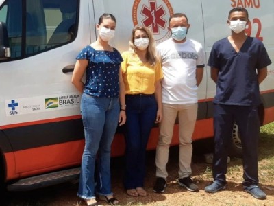 Prefeitura de São João do Sóter recebe ambulância nova do governo do estado 