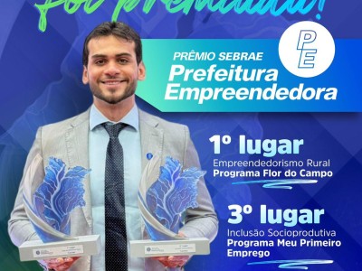 Gentil Neto leva Caxias ao topo com 1º lugar em empreendedorismo rural e 3º em inclusão socioprodutiva no Maranhão