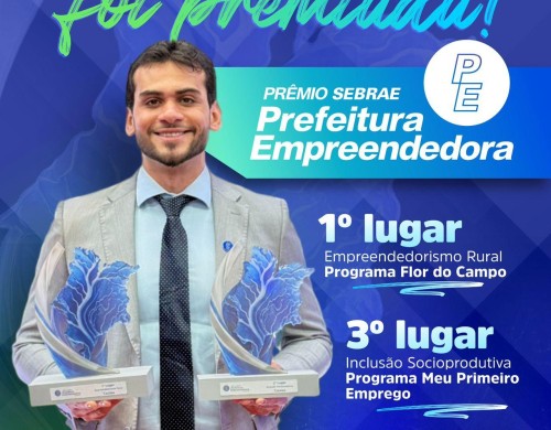 Gentil Neto leva Caxias ao topo com 1º lugar em empreendedorismo rural e 3º em inclusão socioprodutiva no Maranhão