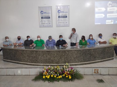Prefeito de Aldeias Altas, participa do lançamento do Programa Cidade Empreendedora em Codó
