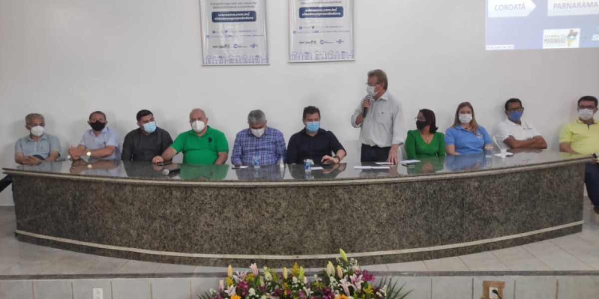 Prefeito de Aldeias Altas, participa do lançamento do Programa Cidade Empreendedora em Codó