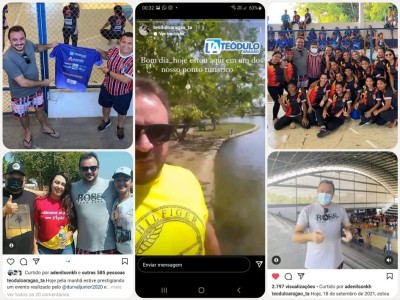 Teódulo Aragão participa de vários eventos esportivo e atende pedido da população em Caxias 