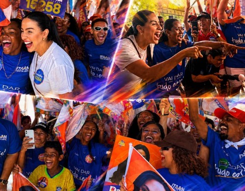 Força política: Daniella reúne multidão em inauguração de comitê, em São Luís.