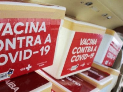 Mais 86 mil doses de vacina contra a Covid-19 chegam ao MA nesta sexta