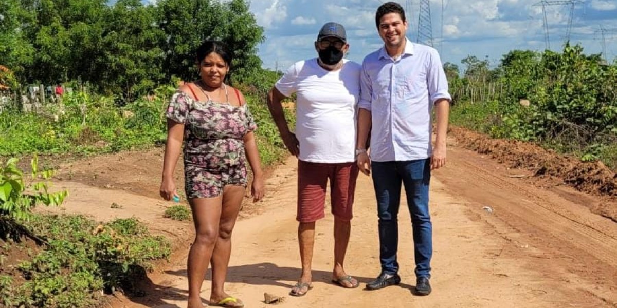 Vereador vistoria obras de estradas no povoado Gameleira em Timon 