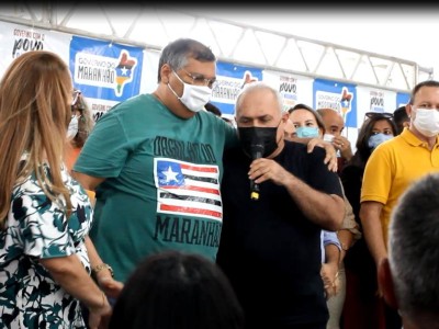 Governador Flávio Dino entrega obras e veículos em Aldeias Altas