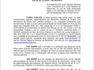 Justiça Eleitoral cancela cerimônia de diplomação dos candidatos eleitos em Caxias