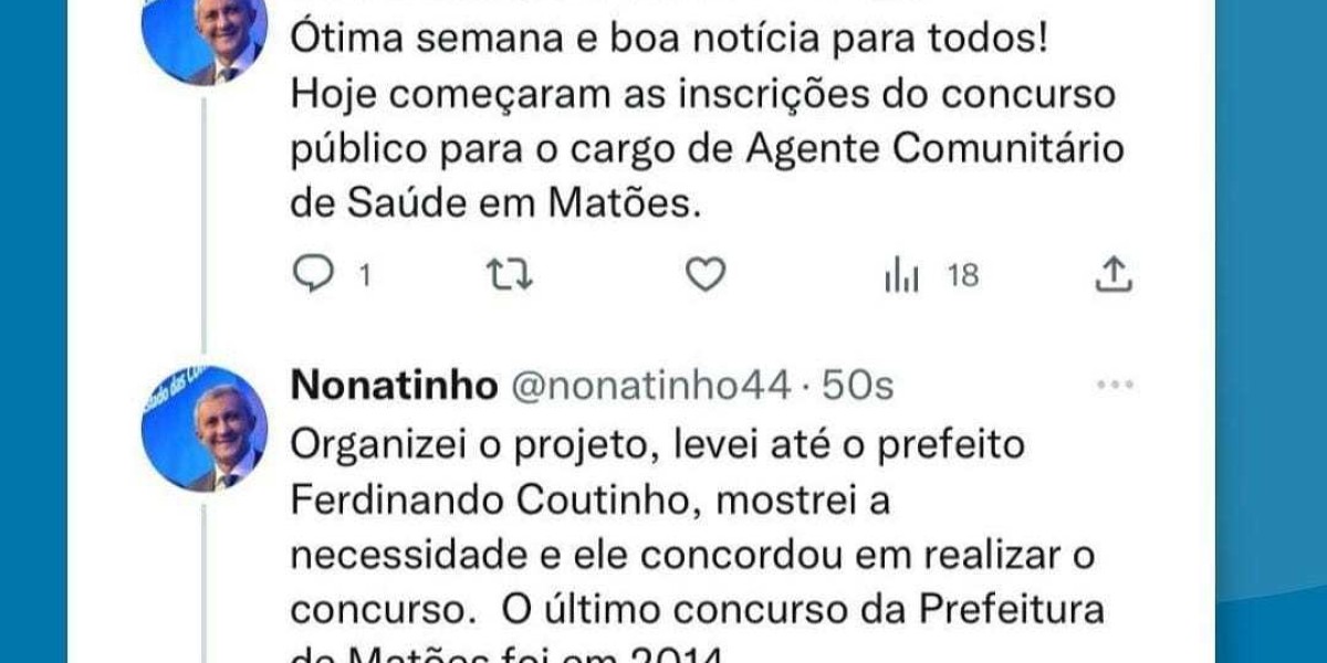 Secretário de Governo Nonatinho anuncia Concurso Público em Matões