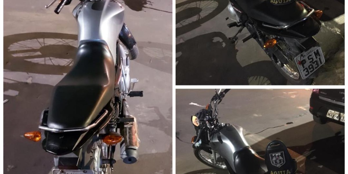 Polícia Militar recupera motocicleta com restrição de roubo e furto no bairro Bela Vista